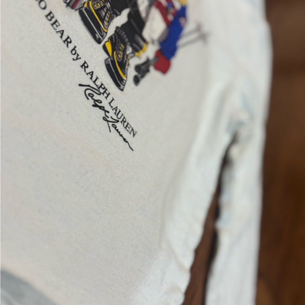 Polo Ralph Lauren Polo Bear Long Sleeve Tee Toddler 3T - Picture 4 of 9